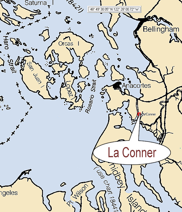 Nautical Miles From/To La Conner