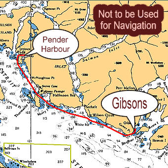 Pender Harbour - - - Gibsons