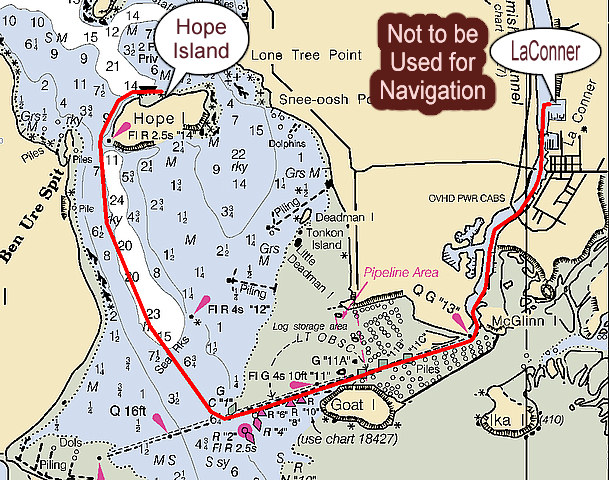 La Conner - - -  Hope Island